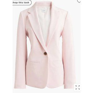 J.Crew $198 One Button Blazer Sunwashed Pink Size 18 BO599